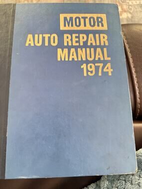Motor’s Auto Repair Manual 1972 The 35th Edition Hardcover